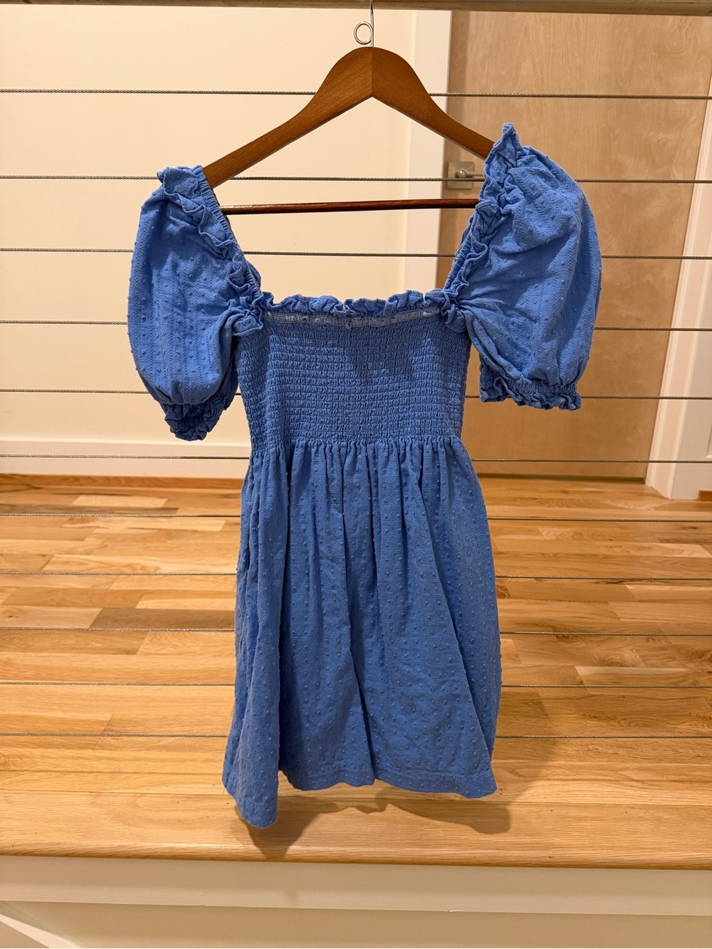 Hill House Home Mini  Scarlett Nap Dress in Hydrangea Blue - Picture 4 of 5